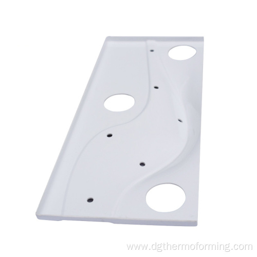 White polycarbonate thermoforming processing